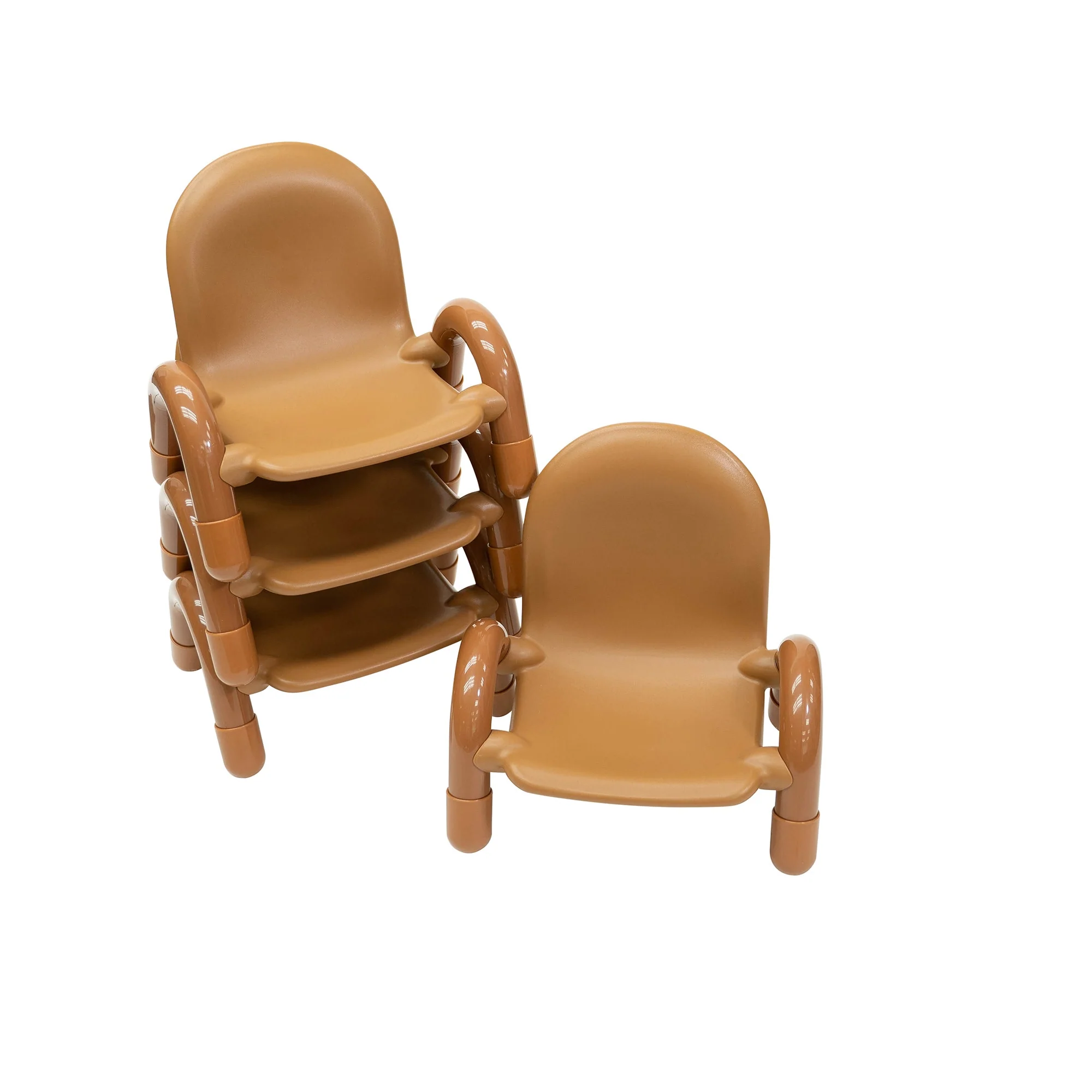 Baseline Toddler 30 Square Table and Chair Set Natural Wood - Image 4