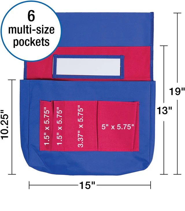 Chairback Buddy Pocket Chart Storage - Image 3