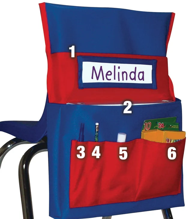 Chairback Buddy Pocket Chart Storage - Image 5