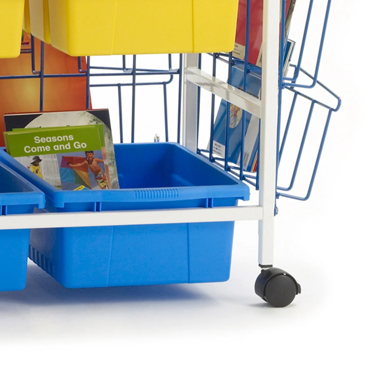 Deluxe Leveled Reading Book Browser Cart with Book Displays - Image 3