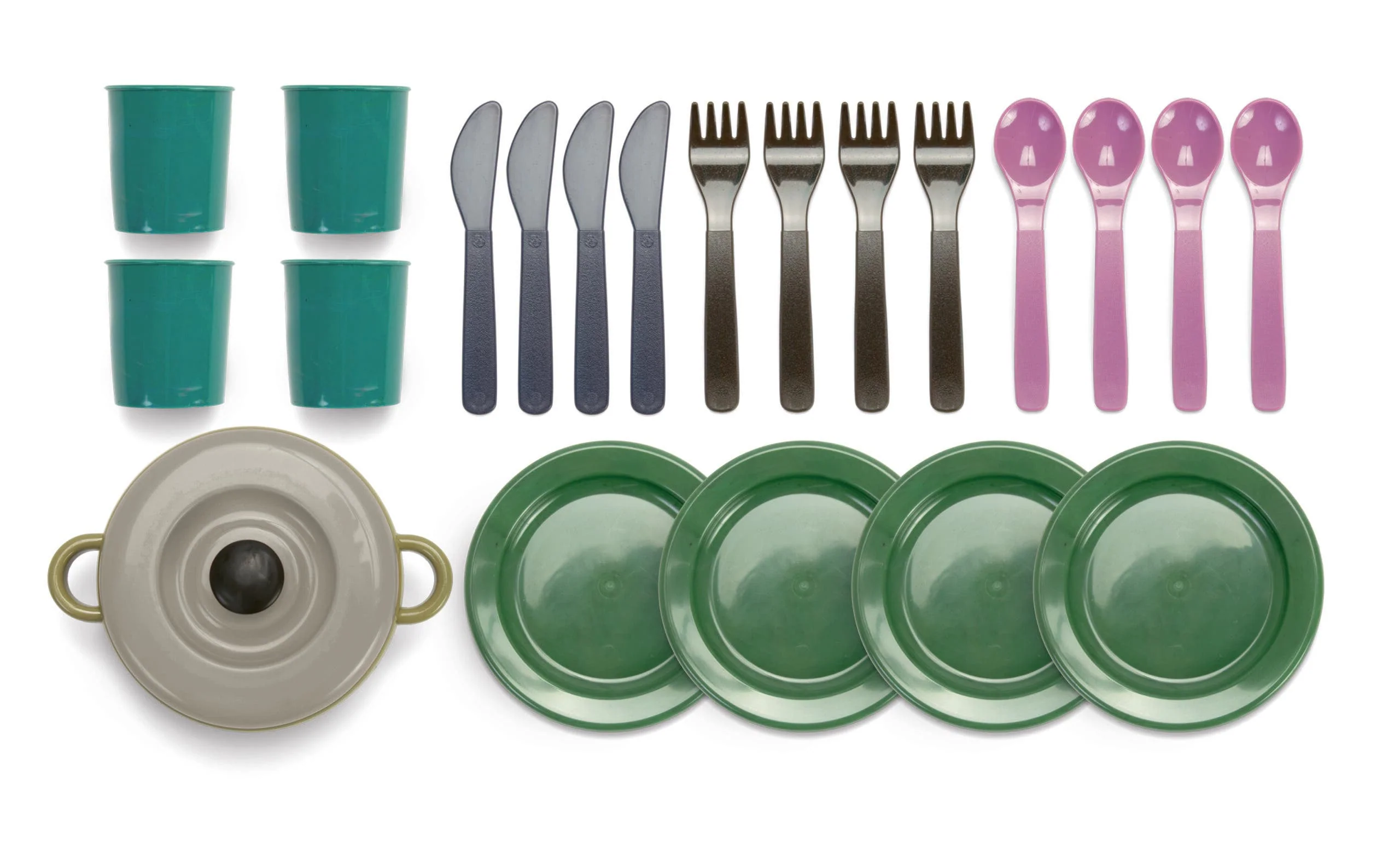 Green Bean Dinner Set In Net 22 Pcs - Image 4