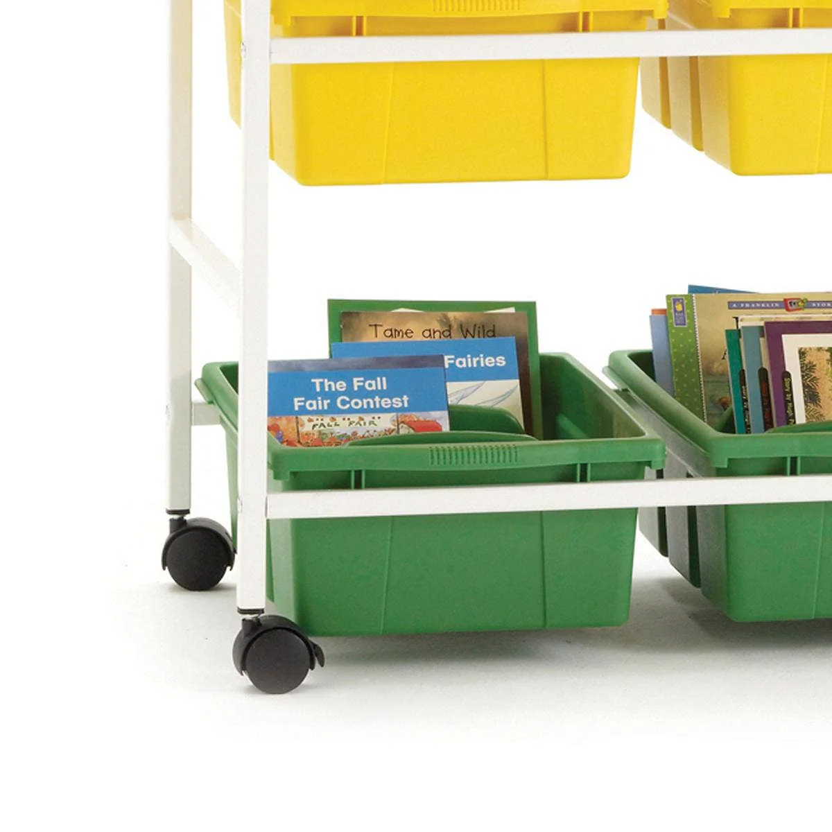 Leveled Reading Book Browser Cart With 9 Book Tubs - Image 3