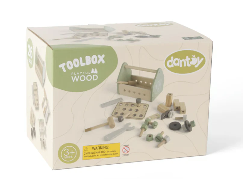 Playful Wood Tool Box - Image 3