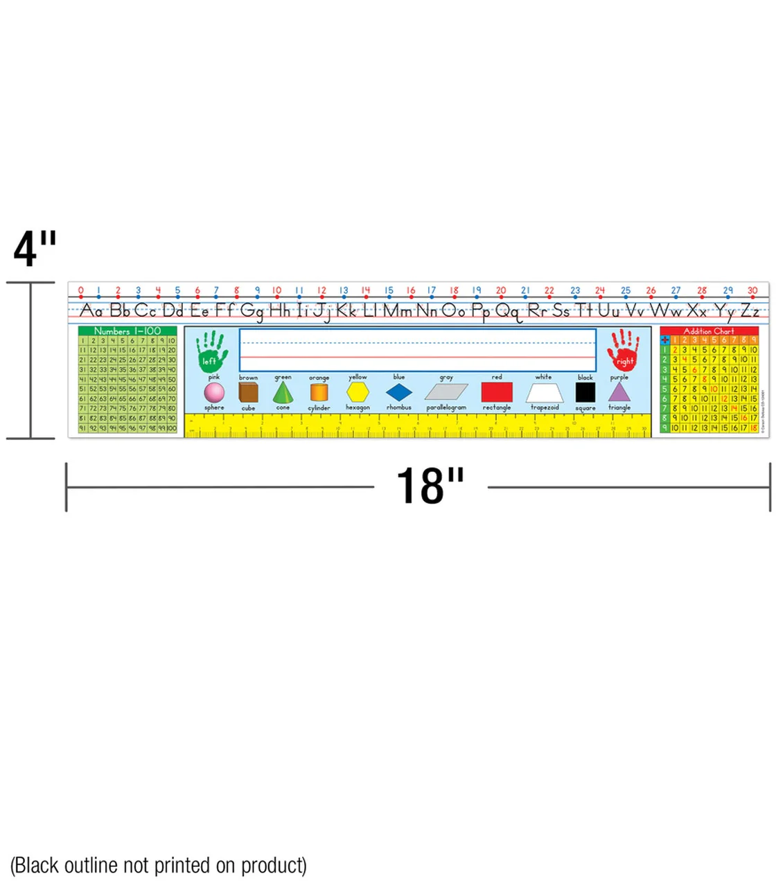 Traditional Manuscript Desk Nameplates Gr 1-3 - Image 3